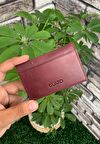 Guard Antik Bordo Hakiki Deri Kartlık Erkek / Kadın P1169