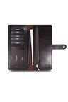 Guard Large Croco Kahverengi Kart ve Para Slotlu Hakiki Deri Telefon Cüzdanı Erkek / Kadın P3032