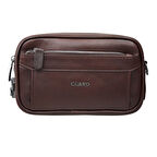 Guard Kristal Kahve Hakiki Deri Şifreli El Çantası Erkek / Kadın P1692