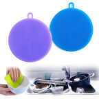 OLLEVRA 2'li Kir Tutmaz Tırtıklı Yüzey Bulaşık Yıkama Pedi