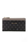 Pierre Cardin Monogram Siyah Kadın Cüzdan 06PC24K605-MN