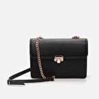 Hakiki Deri Siyah Kadın Çanta