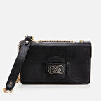 Hakiki Deri Siyah Kadın Çanta