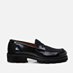 Hakiki Deri Siyah Erkek Loafer
