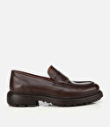 Erkek Deri Kahverengi Yumuşak Dokulu Klasik Loafer