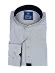 Hakim Yaka Düz Erkek Gömlek Slim
