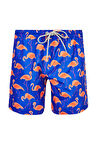  Erkek Deniz Havuz Şortu Desenli Kane S247 Saks | XXL