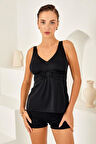 LAPİENO 254501 Aksesuarlı Şortlu Tankini
