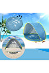 Bebek Havuzlu Plaj Çadırı, 50+ UPF UV Korumalı Su Geçirmez Çocuk Çadırı