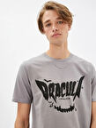 Drakula Tişört Pamuklu Lisanslı Baskılı