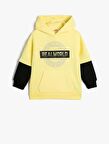 4WKB10237TK Koton Erkek Çocuk  Sweat SARI