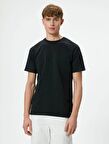 4SAM10081HK Koton Erkek T-shirt SİYAH