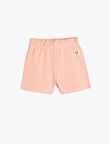 4SMG40003AK Koton Kız Bebek Penye Şort PEMBE