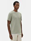 4SAM10065HK Koton Erkek T-shirt HAKİ
