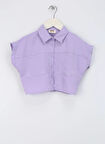 Koton Lila Kız Çocuk Gömlek 4SKG60017AW
