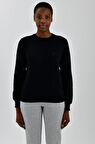 Kadın Sol Göğsü Logo Detaylı Sweatshirt