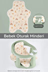 Yıldız Şekilli Bebek Oturağı Minderi - Yıkanabilir Bebek Oturak Minderi