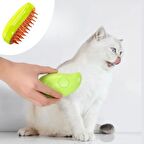 BUFFER® Buharlı Yumuşak Silikon Uçlu Kedi & Köpek Tüy Tarama Tarağı Yıkama Fırçası