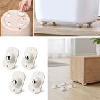 BUFFER® Beyaz Eşya ve Mobilya İçin 4’lü Tekerlekli Kaydırma Aparatı – Hafif ve Orta Ağırlıktaki Ürün