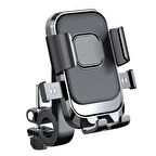 BUFFER® Motor,Motosiklet,Bisiklet ,Scooter İçin 360 Derece Dönebilen Gidon Versiyonu Telefon Tutucu 