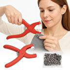 BUFFER® Plastik Çıt Çıt Pensi–Kıyafet, Bebek Önlüğü, Gömlek ve Tekstil Ürünleri İçin Çıtçıt Takma Al