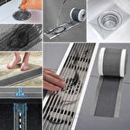 BUFFER® Kendinden yapışkanlı Banyo ve Mutfak Giderine Haşere Önleyici,Kıl,Saç Tutucu Bant 2 mt x 5 c