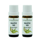 NPO Yogaroma Ferahlatıcı Aromaterapi 10mL Saf ve Doğal Okaliptus Uçucu Yağ 2 Adet