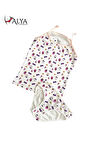 ALYA UNDERWEAR Kız Çocuk Baskılı Ip Askılı Atlet Ve Slip Takımı