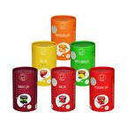 Kayla Gurme Meyve Taneli Çaylar Silindir Karton Kutu 6 Çeşit * 175 Gr.