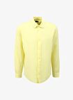 Basic Gömlek Yaka Düz Açık Sarı Erkek Gömlek FC4SM-GML 0784