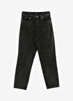 Normal Bel Normal Paça Straight Gri Kadın Denim Pantolon F3WL-PNT W54