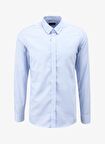 Fabrika Mavi Erkek Slim Fit Çizgili Gömlek F4SM-GML 0224