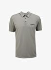 Discovery Expedition Gri Erkek Polo T-Shirt D4SM-TST3247