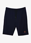 Lacivert Erkek Sweat Şort D4SM-SHT3221