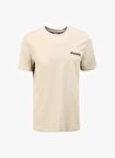 Discovery Expedition Bej Erkek Bisiklet Yaka T-Shirt D4SM-TST3294