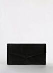 Fabrika Siyah Kadın 9x19x2 cm Deri Cüzdan Frk 507