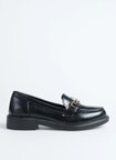 Fabrika Rugan Siyah Kadın Loafer FALLON