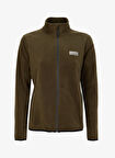 Discovery Expedition Düz Haki Kadın Polar Sweatshırt D4WL-SWT3928