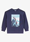 Discovery Expedition Baskılı Erkek Çocuk  Lacivert Sweatshırt D4WB-SWT3077
