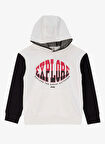 Jeep Baskılı Erkek Çocuk Siyah - Ekru Sweatshırt J4WB-SWT7757
