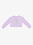 Jeep Payetli Kız Çocuk Lila Sweatshırt J4WG-SWT7563