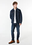 Mustang Normal Bel Slim Fit Lacivert Erkek Denim Pantolon Vegas Slim - 1305