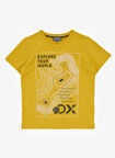 Discovery Expedition Baskılı Sarı Erkek Çocuk T-Shirt D5SB-TST3229