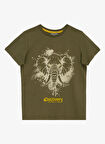 Discovery Expedition Baskılı Haki Erkek Çocuk  T-Shirt D5SB-TST3223