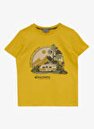 Discovery Expedition Baskılı Sarı Erkek Çocuk T-Shirt D5SB-TST3224
