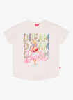 Barbie Baskılı Ekru Kız Çocuk T-Shirt BRB5SG-TST6402