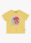 Barbie Baskılı Sarı Kız Çocuk T-Shirt BRB5SG-TST6011