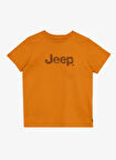 Turuncu Erkek Çocuk Baskılı T-Shirt J5SB-TST7761