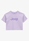 Jeep Baskılı Lila Kız Çocuk T-Shirt J5SG-TST7525