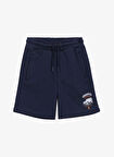 Jeep Lastikli Bel Relaxed Lacivert Erkek Çocuk Şort J5SB-SHT7779